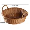 Japanese Style Rattan Look Storage Basket