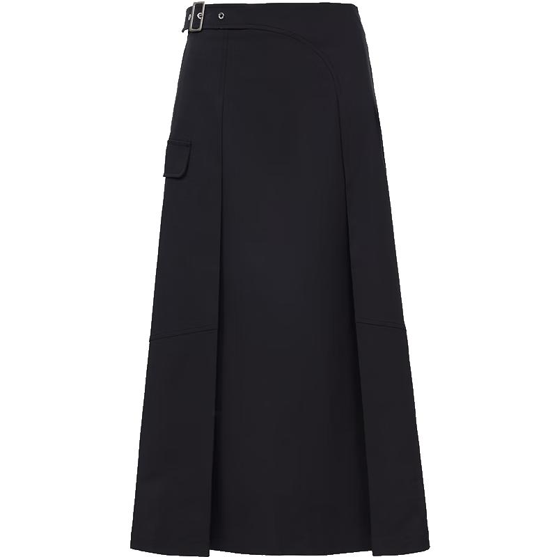 VEROMODA Women s Belted A-line Midi Skirt L