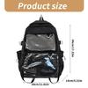 Student School Backpack Large Capacity Backpack Travel Backpack Clear Backpack Japanese Styles Backpack