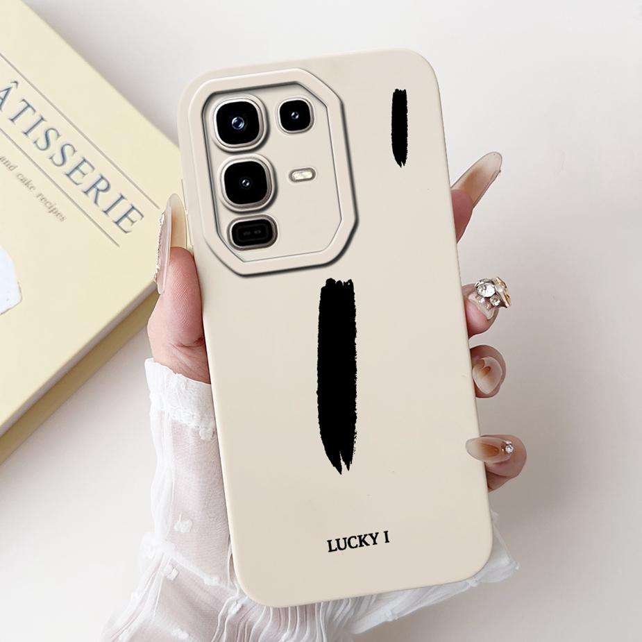 For Infinix Note 50 4G Case X6858 Cute Lucky Letters Cover Soft TPU Phone Case For Infinix Note 50 Pro Plus 50X 5G Note50 Fundas
