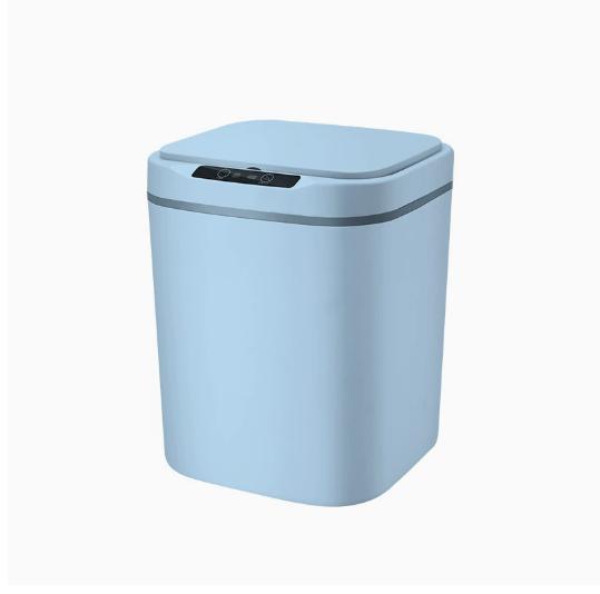 Smart Induction Type Trash Can Bedroom Dustbin Electric Touchpad Trash Bin for Kitchen Bathroom Garbage Small Desk Cans
