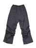 Sukkoleuseji Wide String Dot Pants Resembling A Crumpled Page (Black)