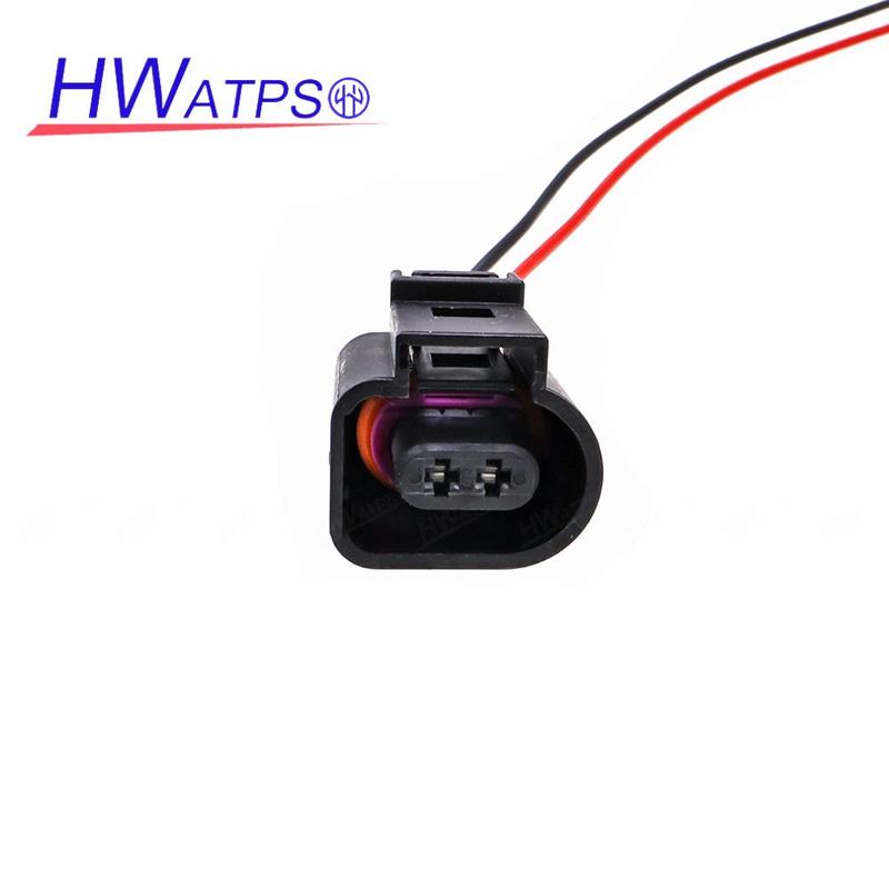 For VW Bora Eos Golf Jetta Lupo Passat Polo Skoda Superb Seat Altea Sensor Universal Plug Connector 2Pin 1K0965561J 1J0973702