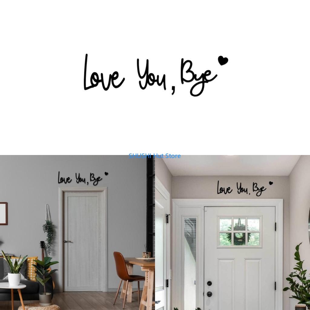 

Love You Bye Door Sign Plaques Set Wall Art Decors for Valentines Day Gift D57B China Mainland