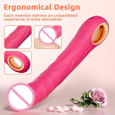 Vibratore Dildo Simulato per Donne Stimolatore Clitorideo Massaggiatore G Spot Femminile Vibrante Grande Pene Masturbazione Giocattoli Sessuali per Adulti
