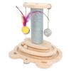 Cat Scratching Post Versatile Sturdy Interactive Cat Training Climbing Tree Scratching Post for Home