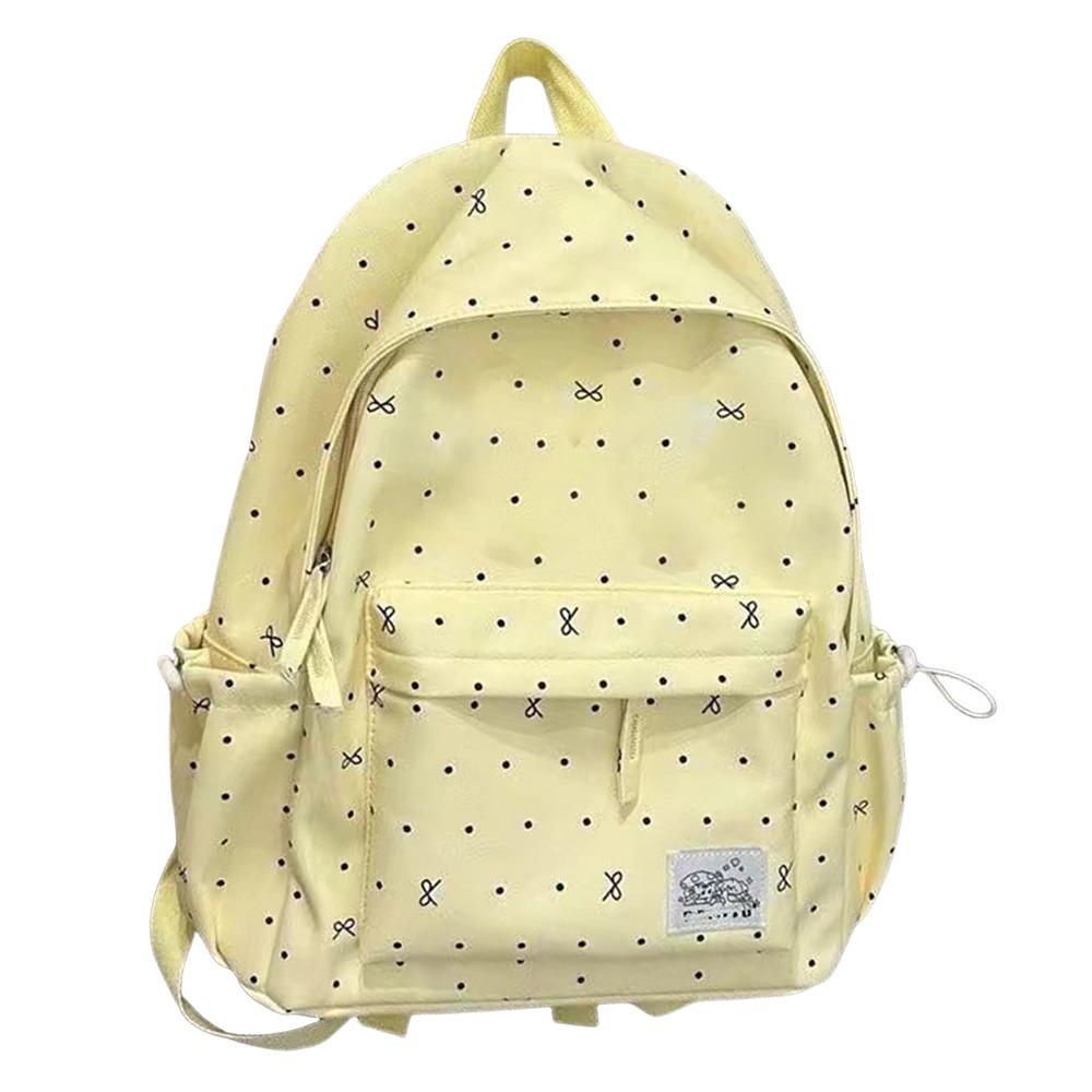 New Large Capacity Bow Backpack Breathable Ultra-light Girls Backpack Nylon Travel Bag