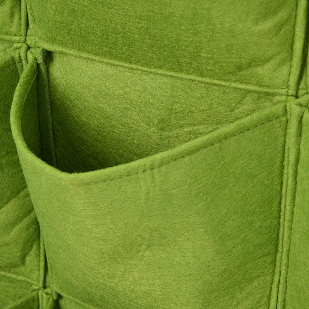 12 Pockets Vertical Greening Hanging Wall Outdoor Garden Plant Growing Bags Planter