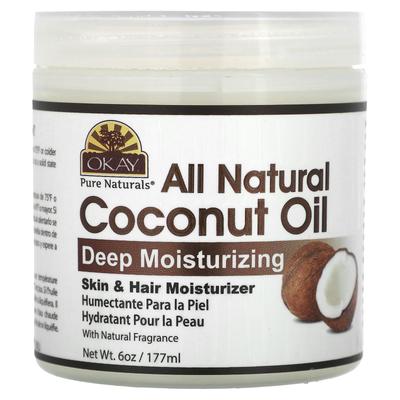 100% Natural Coconut Oil, Deep Moisturizing, 177Ml(6Oz)
