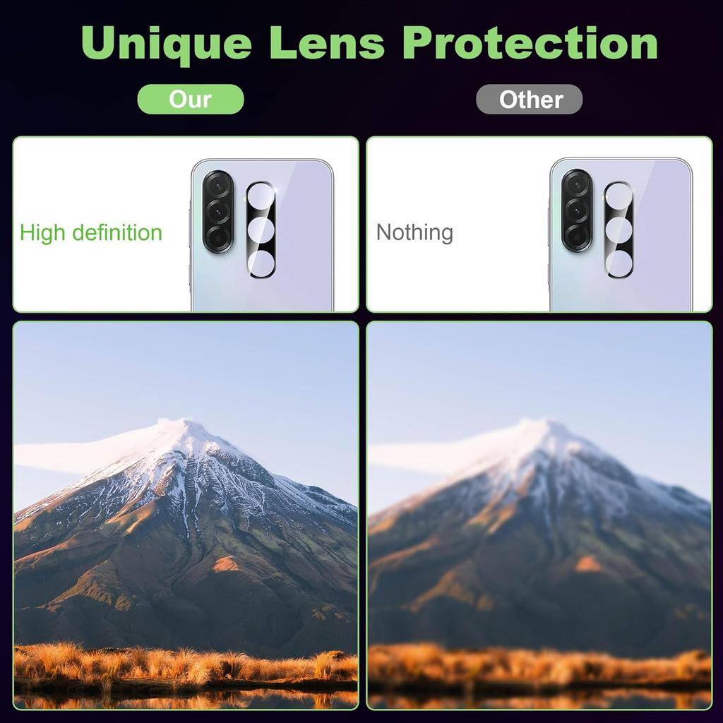 For Samsung Galaxy A36 Camera Lens Protector,[Anti-Scratch][Easy To Install],High Definition,Anti Fingerprint,Tempered Glass Film For A36 Only