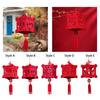Chinese Lantern Decorative Lucky Cube 3D Chinese New Year Lantern Felt for Celebration Indoor Outdoor Wedding Home Decor