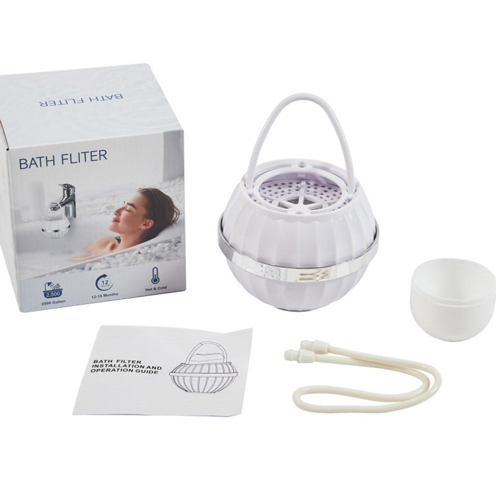 

Пластиковый фильтр для воды для ванны Эффективный подвесной фильтр для смесителя ванны Портативный фильтр для душа для душа Смеситель для ванны