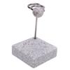 Toothbrush Holder Stainless Steel Bracket and Resin Base Cute Modern Tooth Brush Organizer for Bathroom