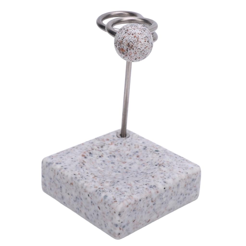 Toothbrush Holder Stainless Steel Bracket and Resin Base Cute Modern Tooth Brush Organizer for Bathroom