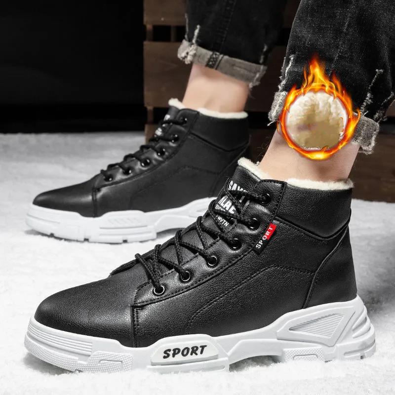 Stivali da neve invernali Plus Velvet Imbottito Martin Boots Da uomo Scarpe  calde in cotone alto acquista in modo economico — spedizione gratuita,  recensioni reali con foto — Joom