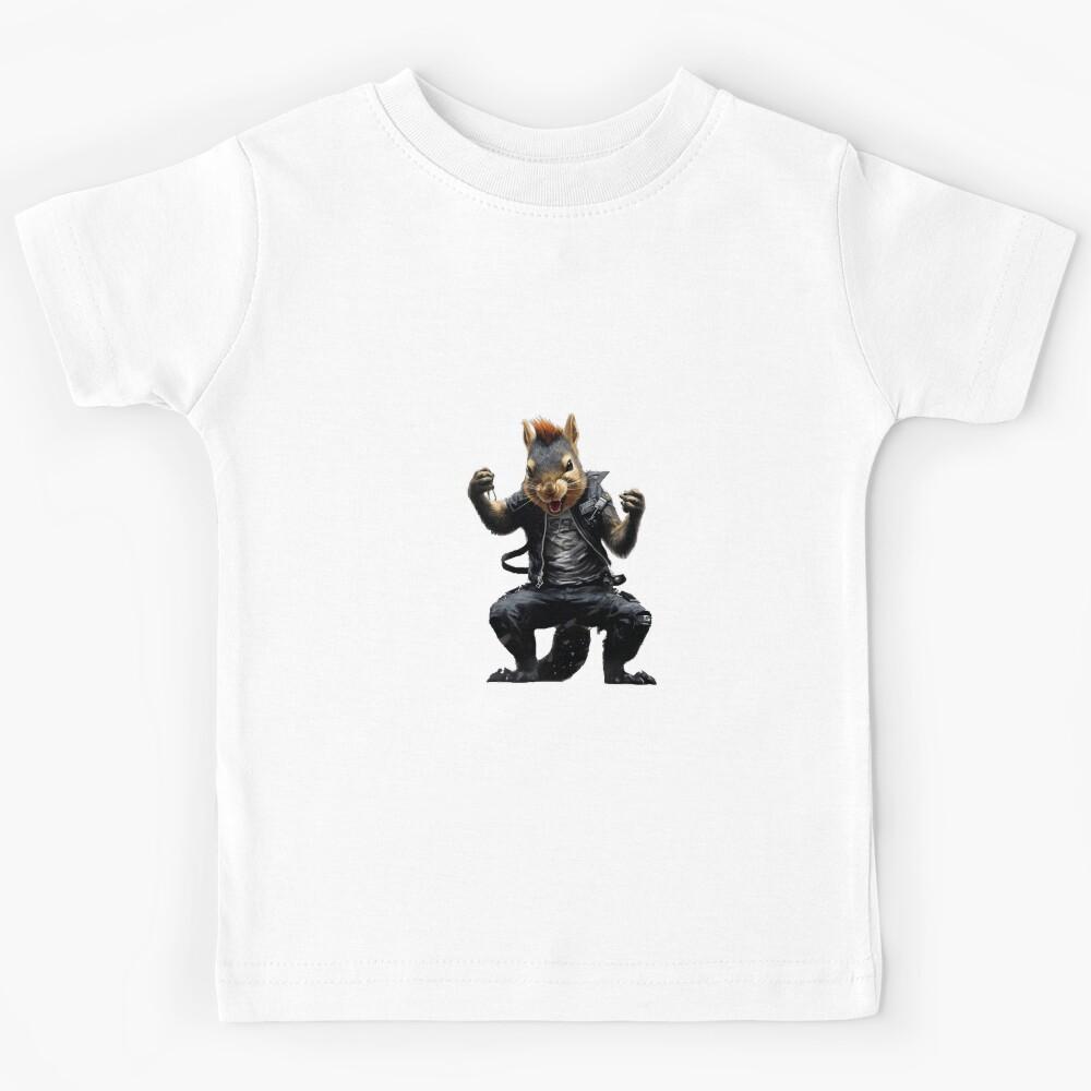 Heavy metal squirrel Kids T-Shirt 130