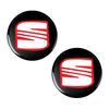2/5/10Pcs 14mm Car Remote Key Fob Emblem Badge Radio Button Sticker For SEAT Leon FR Altea Ibiza Toledo Cordoba Alhambra Arona Ateca Exeo