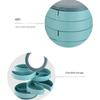 360 Degree Rotating Jewelry Organizers With Multiple Layers For Earrings Necklaces Rings ABS Materials Storage Box
