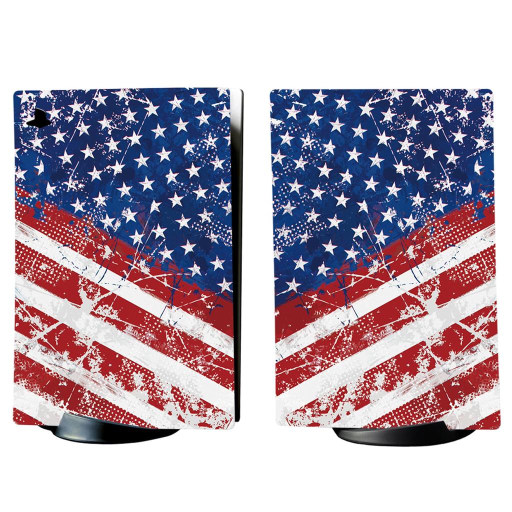 PlayVital nálepka pro konzoli PS5 vinylová nálepka pro ovladač PS5 nabíjecí stanici pro headset s dálkovým ovladačem US (digitální verze), & & &