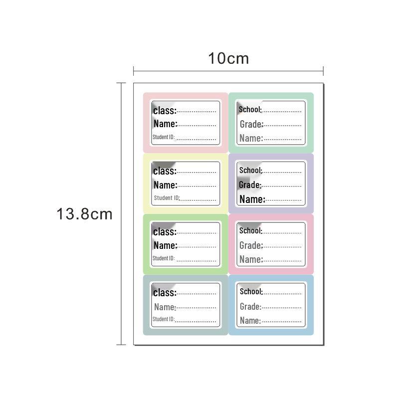 Children's Reward Stickers: Self-Adhesive, Red Flower, Thumbs Up, Smiley Face, Cartoon Designs for Primary School and Kindergarten.