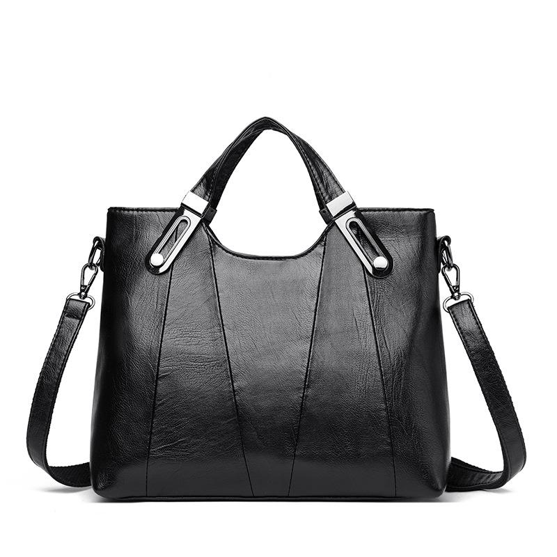 A Fashionable Large-capacity Handbag for Middle-aged Mothers and A Simple Single-shoulder Crossbody Bag