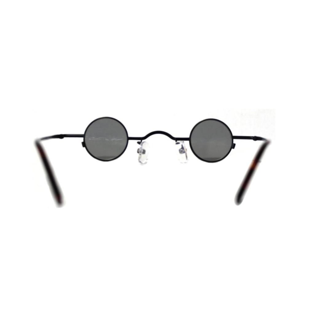 Fujisan Glasses ORIGINAL EVIL Round Steampunk Kishibe Rohan [meSmart] Sunglasses, Fun, Thin, Men's, Women's, Unisex, Rugged, Stylish, (Gray)
