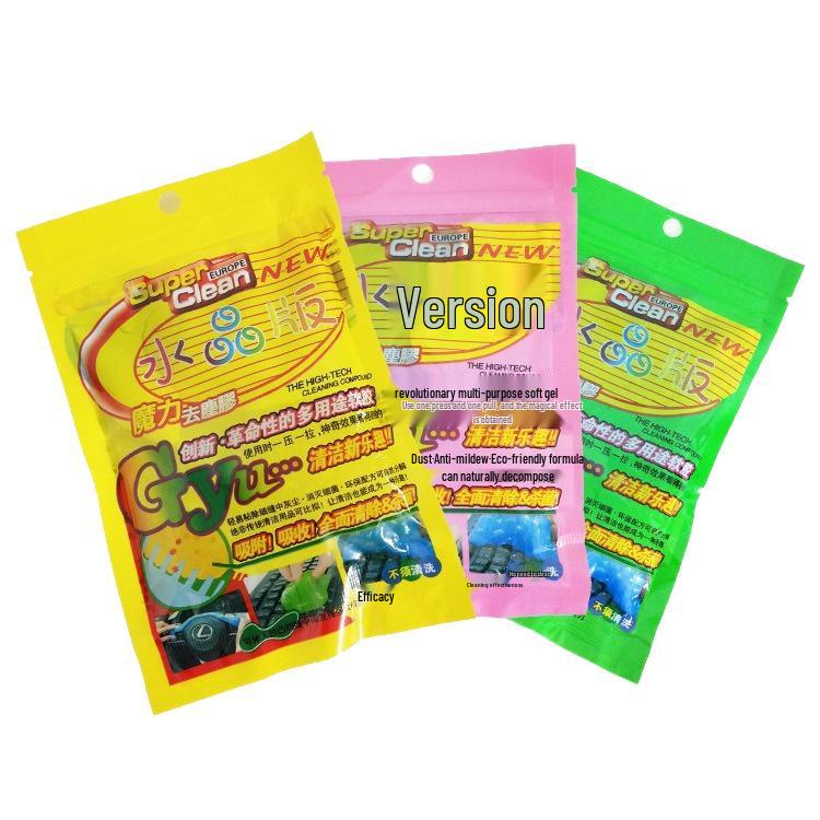 Bilingual Multifunctional Cleaning Gel for Car Dust and Keyboard Removal