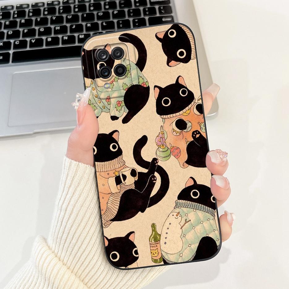 For Samsung Galaxy A22 4G Case SM-A225F Cute Panda Cartoon Cover Shockproof Phone Case For Samsung A22 A 22 5G A226B Soft Fundas
