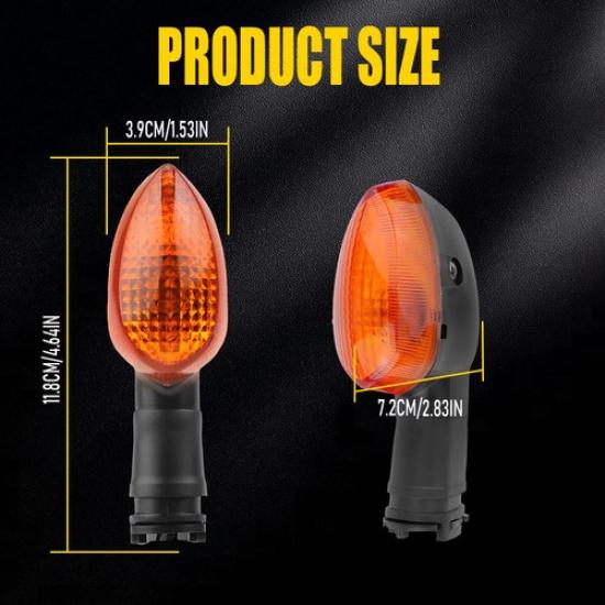 Turn Light Indicator Signal Lamp F/R Pair Fit Amber Yamaha YZF R125 2008-2024