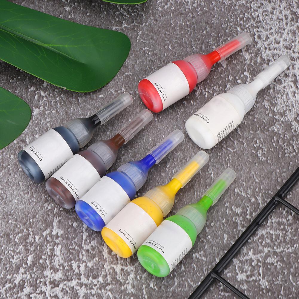 Professional Portable Body Tattoo Ink Long Lasting Fast Coloring Tattoo Pigment 5ml x 7pcs