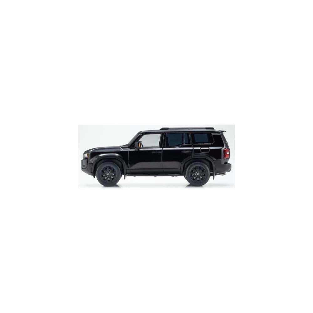 Kyosho Original Měřítko 1/43 Toyota Land Cruiser 250 ZX Verze s volitelnými koly. (Černá) Hotový výrobek KS03927BK