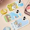 Lovely Line Dog Maltese For iPhone 16 15 14 16E 13 12 11 Pro Max Plus Phone Leather Case