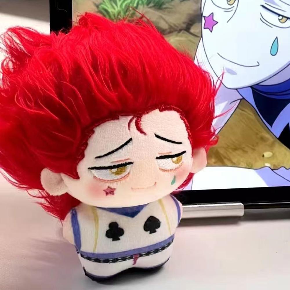 Anime HXH Plush Toys Cute Cotton Soft Stuffed Sea Star Plush Doll Illumi Zoldyck Plush Hisoka Plush Toys Keychain Pendant Gifts
