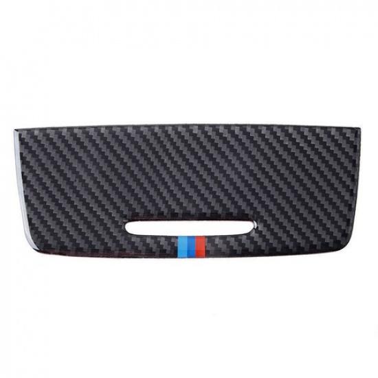 Carbon Fiber Cigarette Lighter Panel Cover Trim For BMW 3 Series E90 E92 2005~12