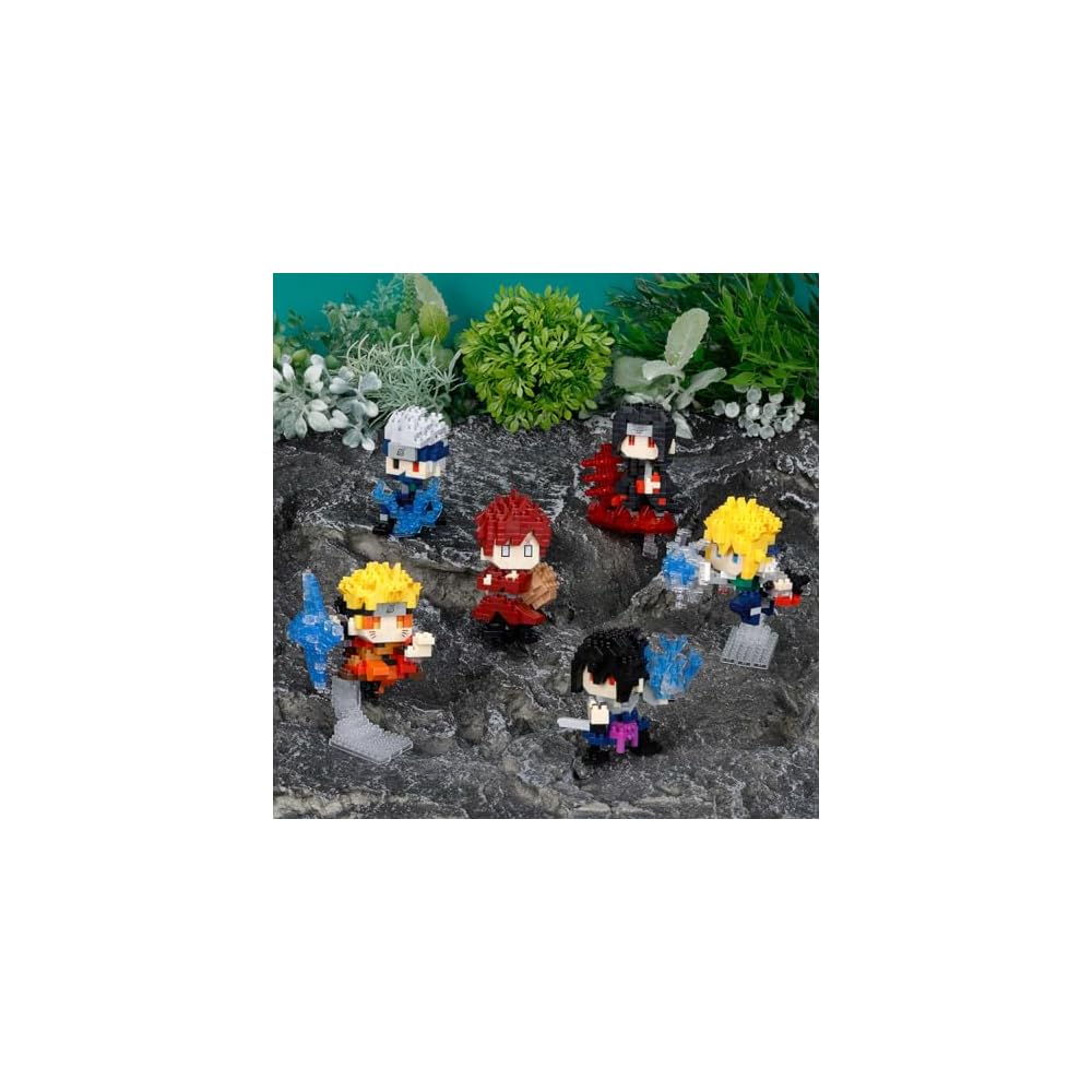 Kawada Nano Block Naruto Shippuden Itachi Uchiha Building Set 3x10.5x18cm for Ages 12 and Up