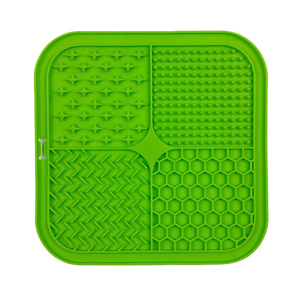 Silicone Dog Lick Mat With Suction Cup Slow Feeder Pet Bathing Distraction Pad Food Training Mat for Dogs Cats Pet Supplies