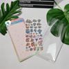 Hot Angel Blue Jelly Stickers Japanese Blue Phone Case Boys And Girls Diy Decorative Stickers Toys 3D Relief Stickers