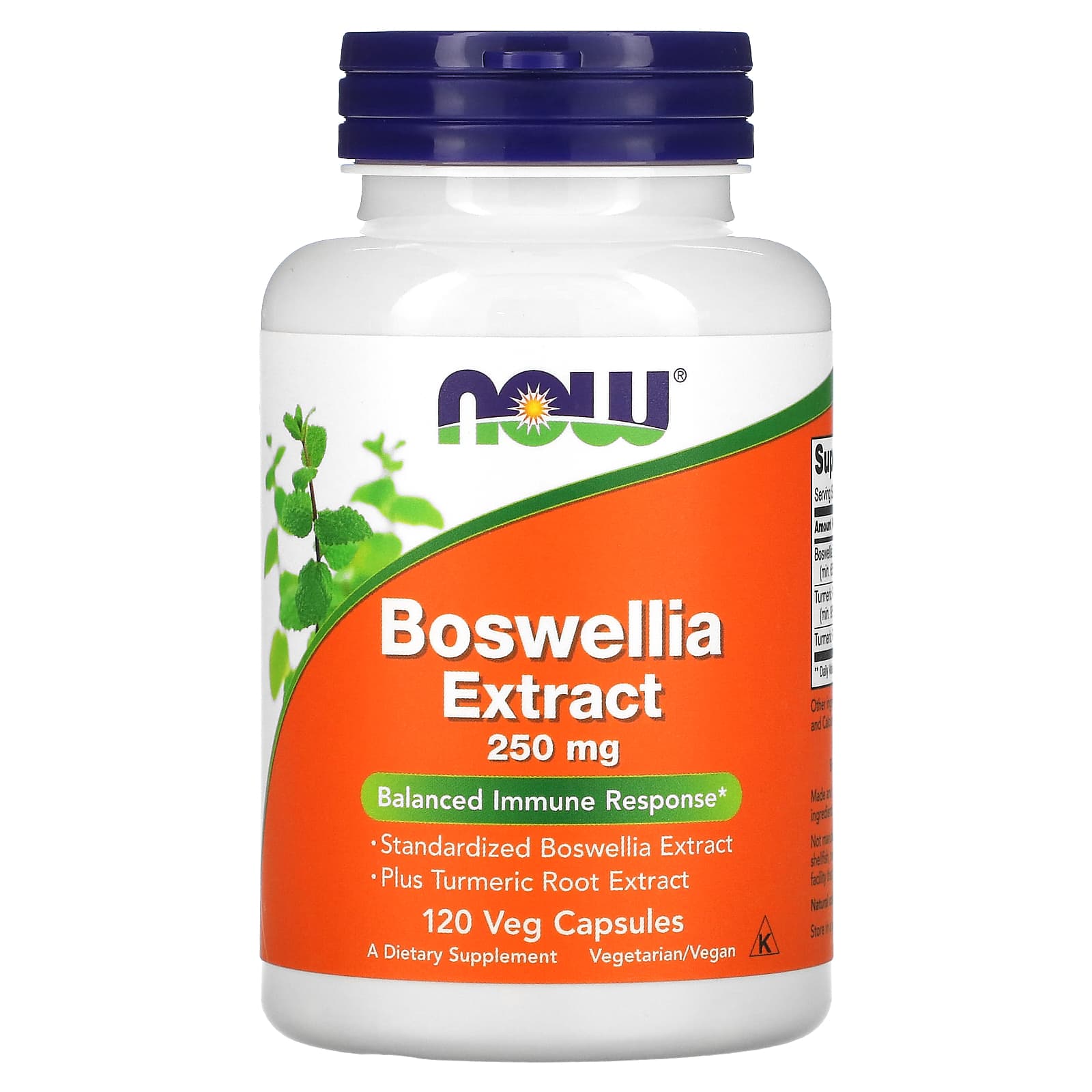 

Boswellia Extract, 250Mg, 120 Veggie Capsules