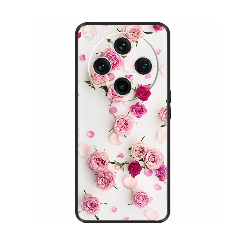 Phone Case For Oppo Find X8 Pro Soft Black Painted Back Cover Cases For Oppo Find X8 Findx8 Pro Cover Shell Shockproof Bumper