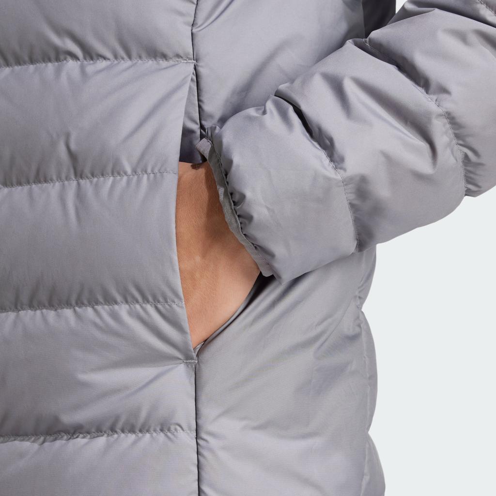 New Adidas ESSENTIALS Down Jackets & Coats Men's Gray JN4340