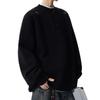 Unisex Autumn & Winter Henley Collar Embroidered Sweater - Trendy Solid Color Knitwear