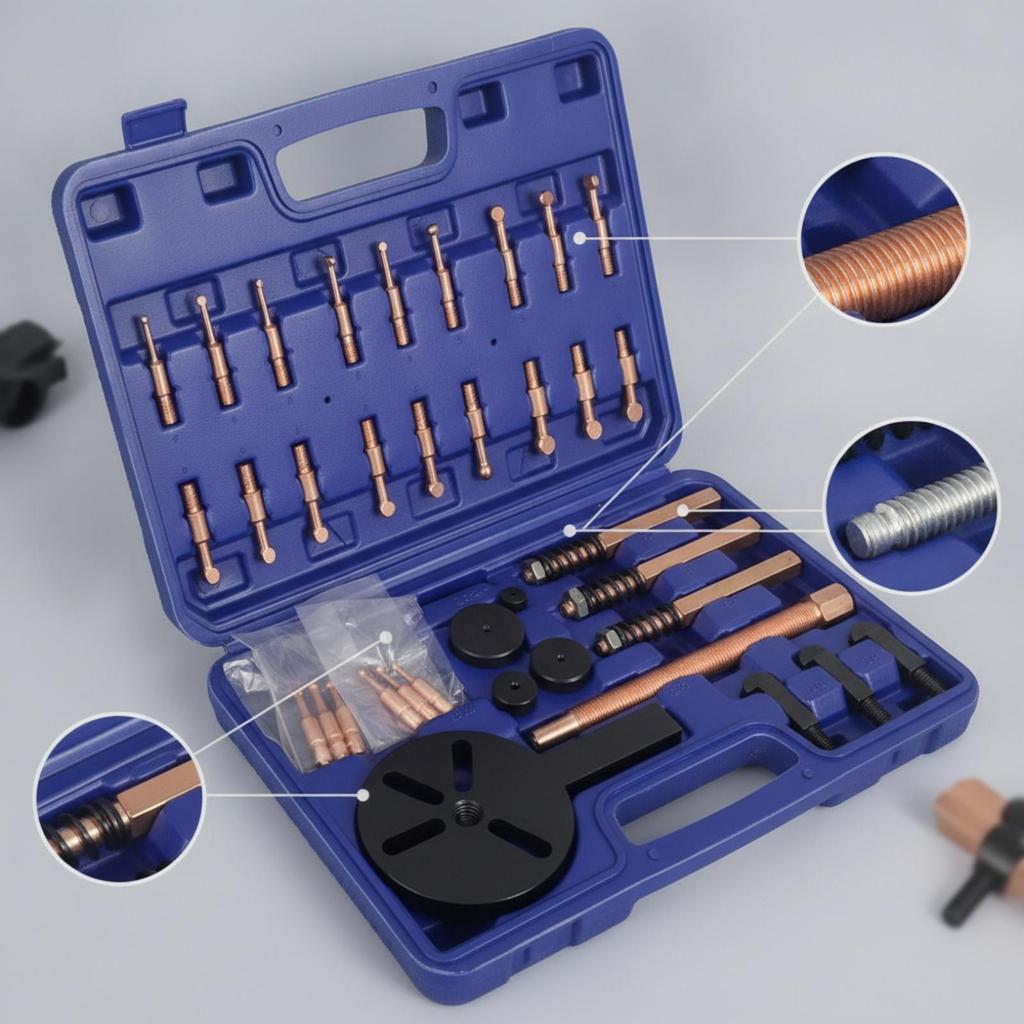 Bearing Puller Kit with Case Portable Set Complete for Garage