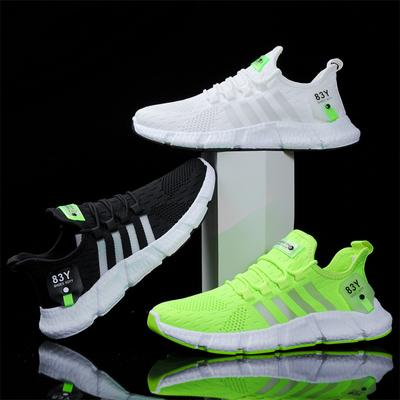 Fashion Men Light Running Shoes 2024 Summer Mesh Sneakers Breathable Outdoor Walking Sneakers Men Comfort Sport Shoes Plus Size 39-46