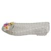 Jelly Shoes Women's New Shallow Single Shoes Crystal Shoes Square Head Cool Slippers Lazy One Pedal Adult