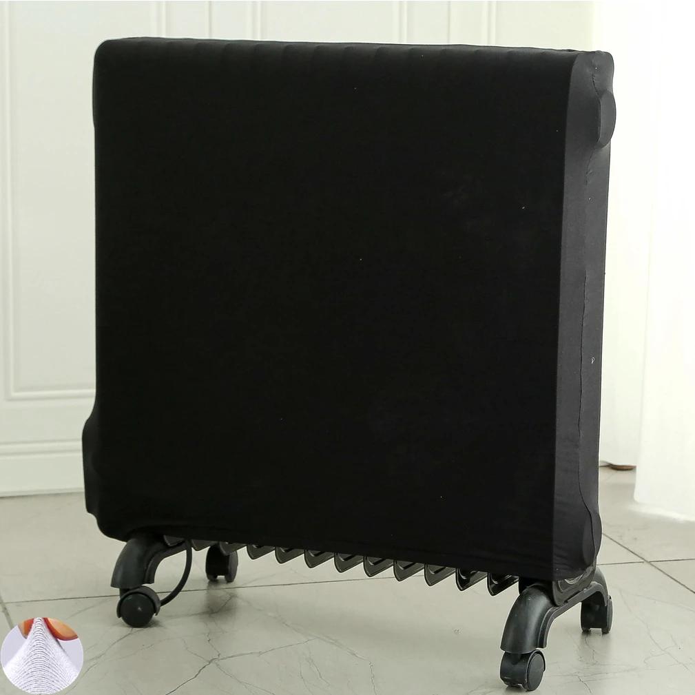 Solid Color Portable Heater Radiator Dust Cover Thickened Elastic Household Oil Tin Radiator Protective Storage Dust Covers