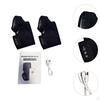 2 Pieces Ankle Heating Pads Time Settings Heated Wraps for Home Office