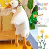 Cute Goose Plush Stuffed Animal Soft Duck Toy Swan Hugging Pillow ideal for Room Decoration Birthday Gift Idea