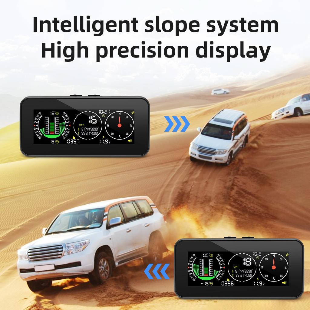 M60 Digital Speed Slope Meter Inclinometer M50 With GPS Speedometer Compass For off road accessories 4x4 On-board Computer