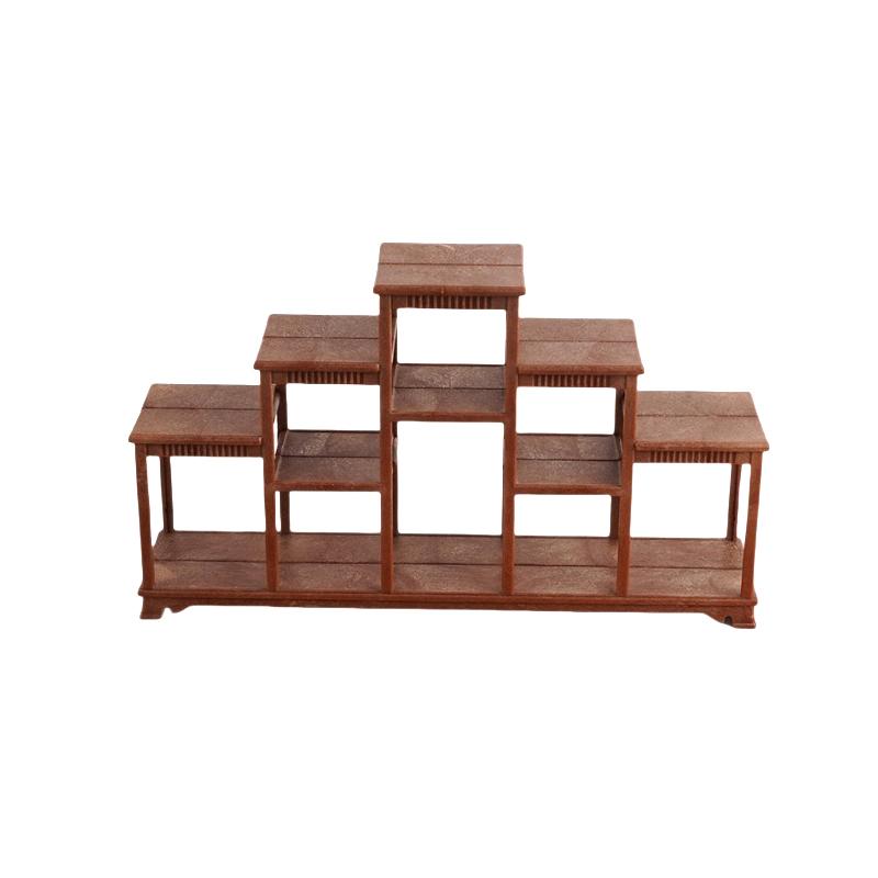 New 1 Piece Doll House Simulation Bogu Frame Model Miniature Living Room Storage Rack Display Cabinet Ornaments DIY Accessories