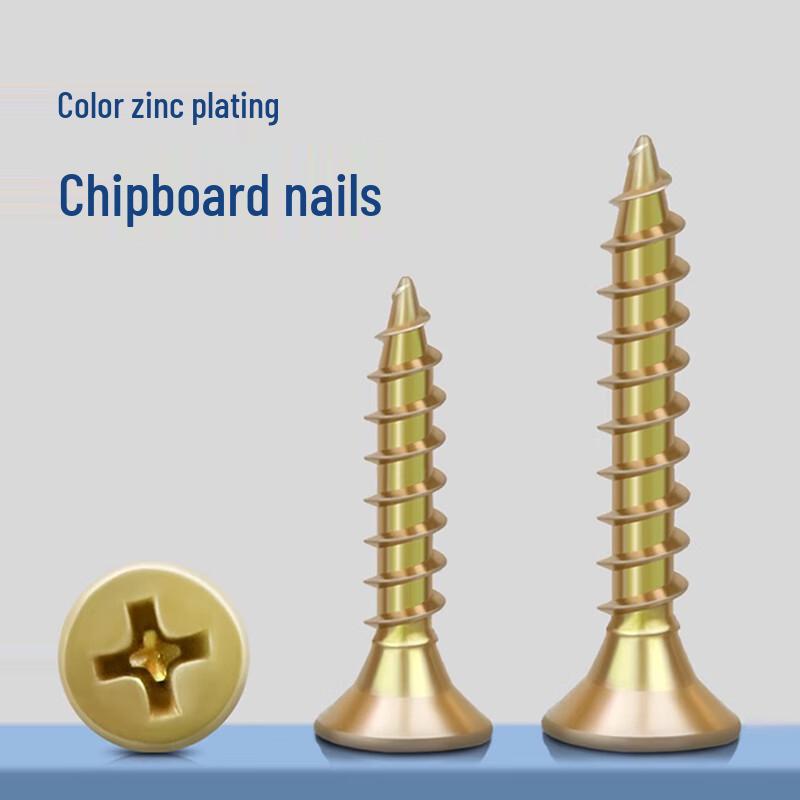 High-Strength Fiberboard Color Zinc Self-Tapping Screws